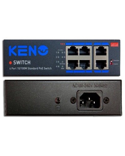 KN-SW402POE+. Коммутатор с питанием по PoE. KENO в Миассе