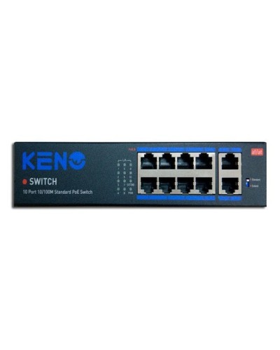 KN-SW802POE+. Коммутатор с питанием по PoE. KENO в Миассе