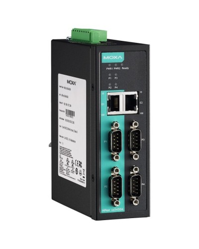 NPort IA5450A. 4-портовый усовершенствованный преобразователь. MOXA в Миассе