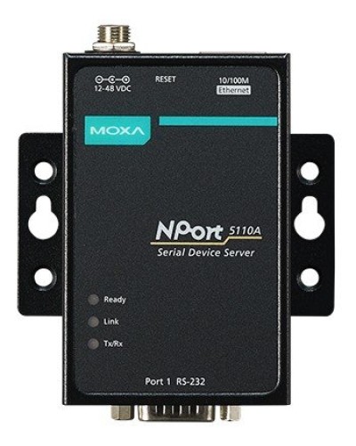 NPort 5110A. 1-портовый асинхронный сервер. MOXA в Миассе