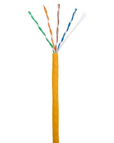 U/UTP 4pair, Cat5e, In, LSZH (EC-UU004-5E-LSZH-OR). Кабель «витая пара» (LAN) для структурированных систем связи. NETLAN в Миассе