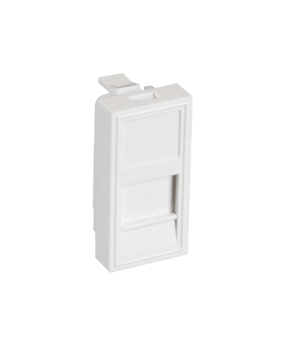 EC-IMH-1-WT-10 (10шт). Вставка 45x45 (Mosaic) для 1 модуля Keystone Jack. NETLAN в Миассе