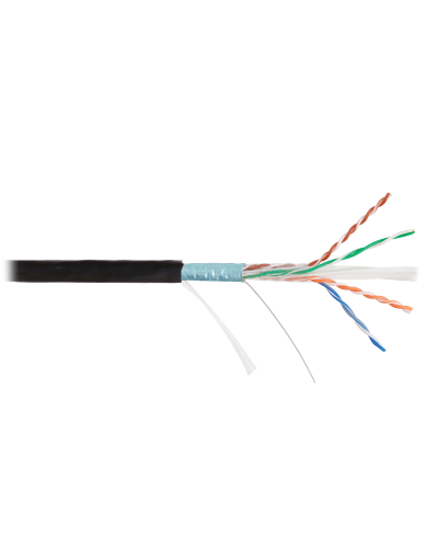 F/UTP 4pair, Cat6, Solid, In/Out, нг(А)-HF (NMC 4240C-BK). Кабель «витая пара» (LAN) для структурированных систем связи. NIKOMAX в Миассе