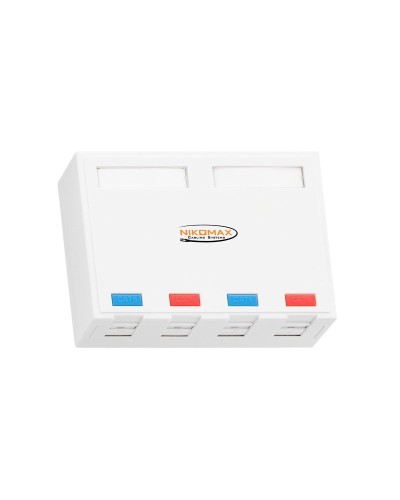 NMC-MB4P-ST-WT. Корпус настенной розетки. NIKOMAX в Миассе