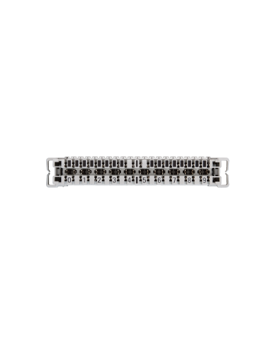NMC-PL10-CC-10 (10 шт). Плинт неразмыкаемый, (0...9), крепление под кронштейн. NIKOMAX в Миассе