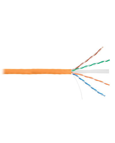 U/UTP 4pair, Cat6, Solid, In, нг(А)-HF (NMC 9140C-OR). Кабель «витая пара» (LAN) для структурированных систем связи. NIKOMAX в Миассе