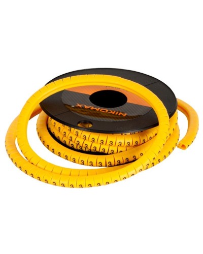 NMC-CMR-9-YL-500 (500шт). Маркер кабельный. NIKOMAX в Миассе