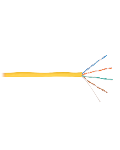 U/UTP 4pair, Cat5e, Solid, In, PVC (NMC 4100A-YL). Кабель «витая пара» (LAN) для структурированных систем связи. NIKOMAX в Миассе