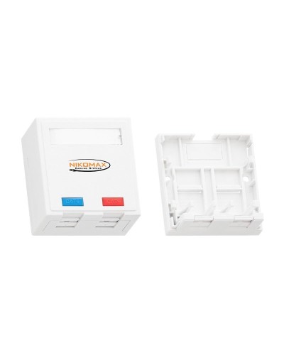 NMC-MB2P-ST-WT. Корпус настенной розетки. NIKOMAX в Миассе