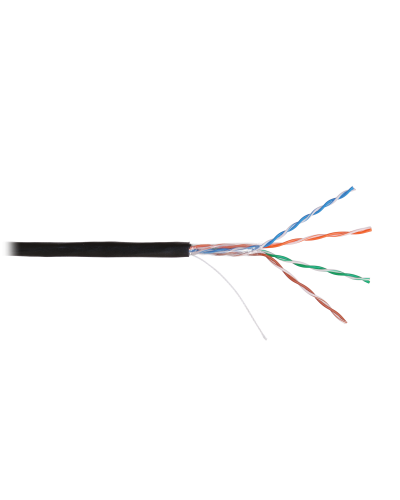 U/UTP 4pair, Cat5e, Solid, Out, PVC (NMC 9100B-BK). Кабель «витая пара» (LAN) для структурированных систем связи. NIKOMAX в Миассе