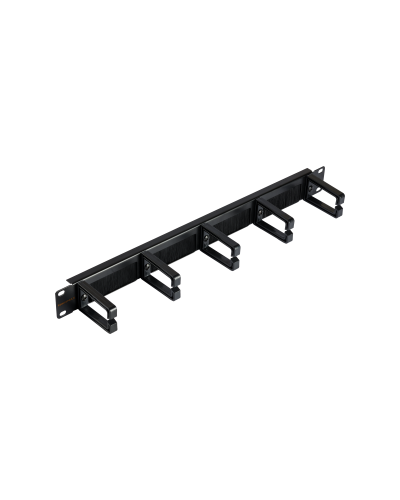 NMC-OP530HB-1U-BK-2 (2 шт). Кабельный органайзер 19 с щёточным вводом. NIKOMAX в Миассе