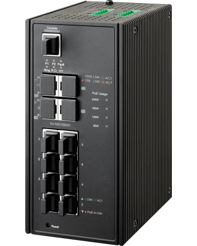NIS-3500-3412PGE (64PY0804). Коммутатор управляемый с PoE. NSGate в Миассе