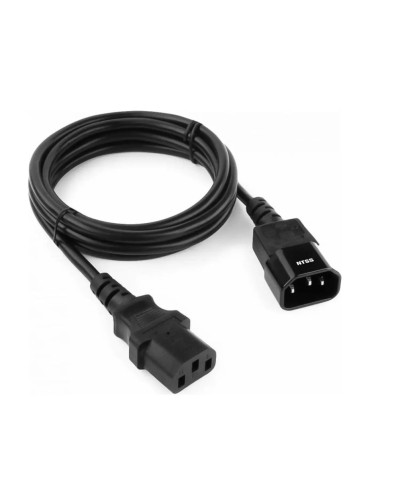 NTSS-PC13142 C13-С14 проводник.:3х0.75мм2 1.8м 220/250В 10А черный. Кабель питания. NTSS в Миассе