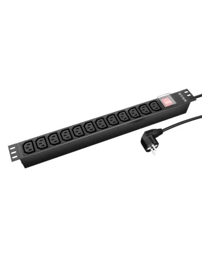 NTSS-PDU-DA2039 гор.размещ. 12xC13 базовые 16A Schuko 2м. Блок розеток 19. NTSS в Миассе