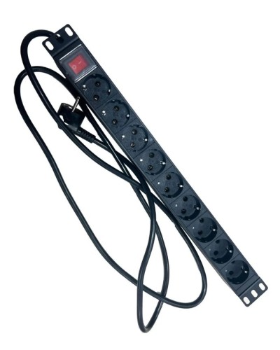 NTSS-PDU-DA2036 гор.размещ. 9xSchuko базовые 16A Schuko 2м. Блок розеток 19. NTSS в Миассе