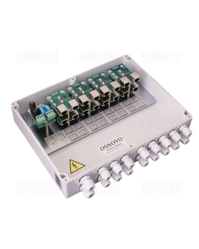 SP-IP8/1000PW. Устройство грозозащиты цепей Ethernet. OSNOVO в Миассе