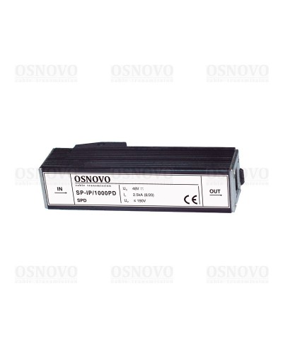 SP-IP/1000PD. Устройство грозозащиты цепей Ethernet. OSNOVO в Миассе