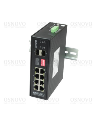 SW-80802/I(Port 90W, 300W). Коммутатор с PoE. OSNOVO в Миассе