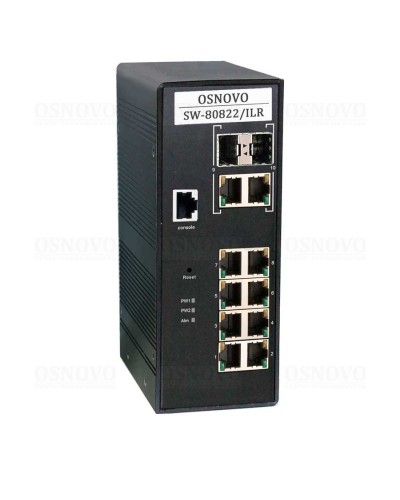 SW-80822/ILR. Коммутатор 10-портовый Gigabit Ethernet с PoE. OSNOVO в Миассе