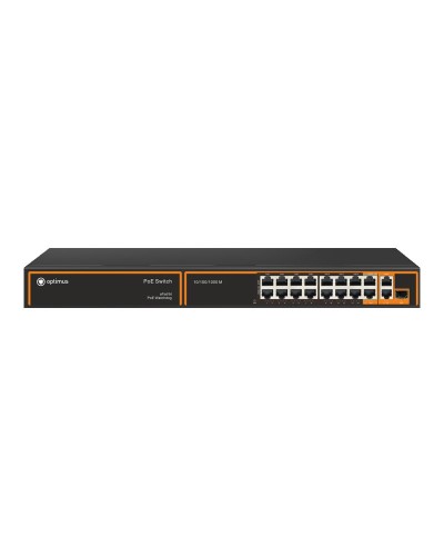 U1I-15F1G2b/2G/1S. Коммутатор с питанием по PoE 16-портовый. Optimus в Миассе