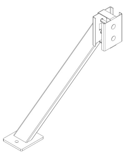 PERCo-MB-16.9. Упор для стоек секции ограждения. PERCo в Миассе