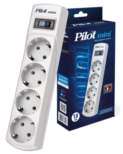 Pilot mini 10м. Сетевой фильтр. Pilot в Миассе