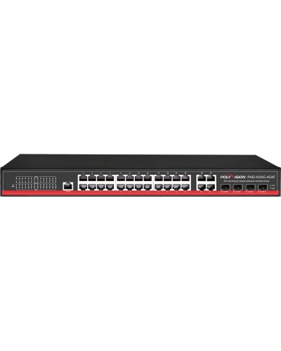 PND-M24G-4G4F. Коммутатор управляемый оптический 28 портовый. Polyvision в Миассе