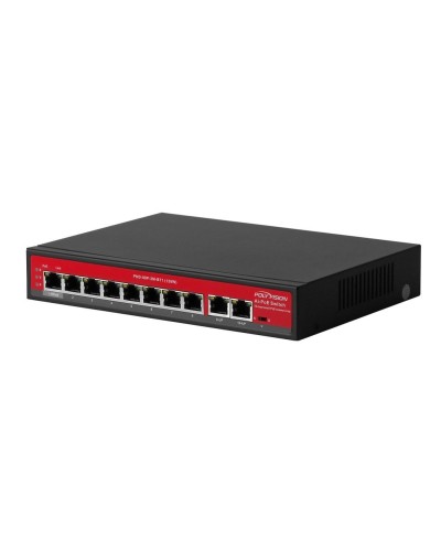 PND-08P-2G (120W). Коммутатор AI 10-портовый с функцией PoE. Polyvision в Миассе
