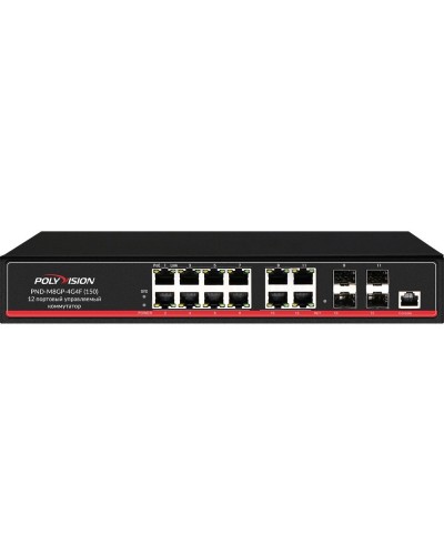 PND-M8GP-4G4F(150). Коммутатор управляемый оптический 12 портовый. Polyvision в Миассе