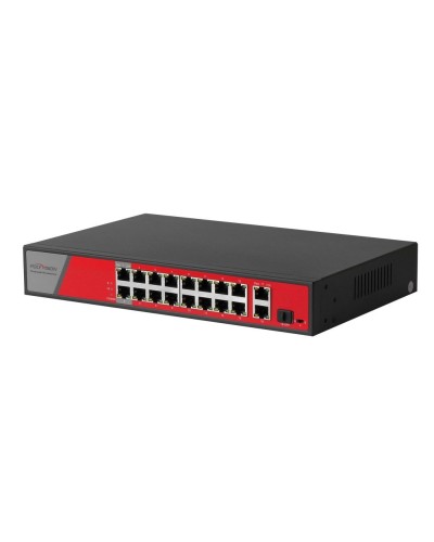 PND-16P-2G1F-BT2 (300W). Коммутатор гибридный 16+2+1 с PoE. Polyvision в Миассе