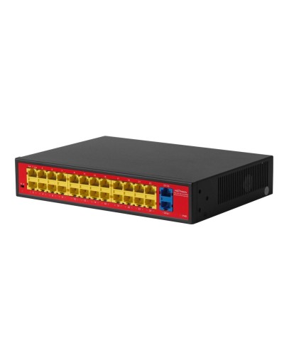 PND-24P-2G Lite (250W). Коммутатор неуправляемый 26-портовый с функцией PoE. Polyvision в Миассе