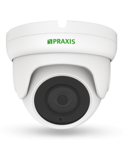 PE-7141IP 2.8. Видеокамера IP купольная. Praxis в Миассе