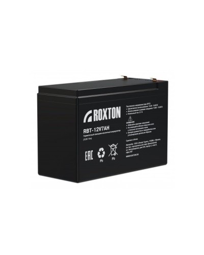 RBT-12V7AH. Аккумулятор герметичный свинцово-кислотный. ROXTON в Миассе