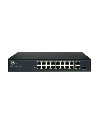 RVi-1NS16F-1T-1C. Коммутатор с питанием по PoE. RVi в Миассе