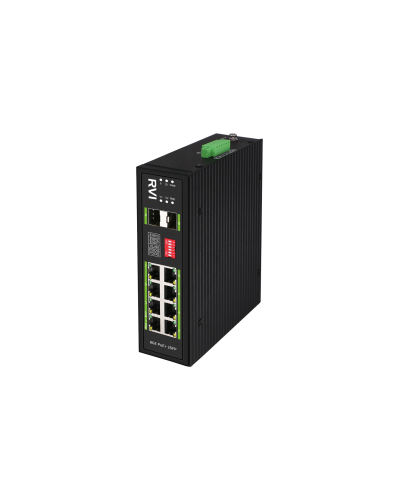 RVi-1NSIM8GP-2S. Коммутатор с питанием по PoE. RVi в Миассе