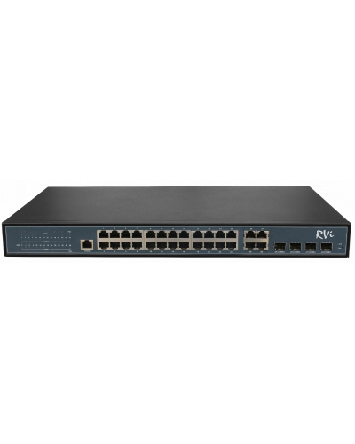RVi-1NSM24G-4C. Коммутатор с питанием по PoE. RVi в Миассе