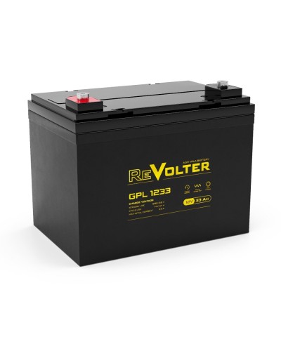 Revolter GPL 1233. Аккумулятор автомобильный герметичный свинцово-кислотный. Revolter в Миассе