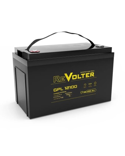 Revolter GPL 12100. Аккумулятор автомобильный герметичный свинцово-кислотный. Revolter в Миассе
