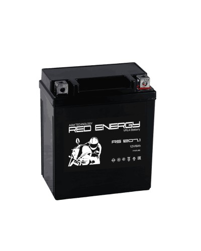 Red Energy RS 1207.1. Аккумулятор герметичный свинцово-кислотный стартерный. Red Energy в Миассе