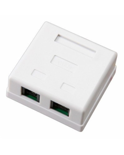 Розетка компьютерная внешняя 2-порта, UTP RJ-45 (8P8C), CAT 5e REXANT (03-0151): Розетка RJ-45 в Миассе