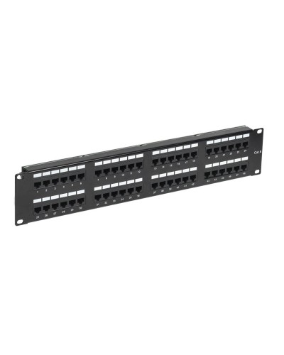 Панель коммутационная с кабельными органайзерами 19", 2U, 48 портов, RJ-45, CAT 6, UTP REXANT PRO (02-0232): Патч-панель 19" в Миассе