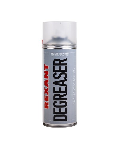 Очиститель обезжириватель DEGREASER, REXANT, 400 мл, аэрозоль (85-0006): Баллон с очистителем в Миассе