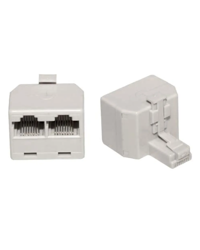 Двойник компьютерный UTP RJ-45(8P8C) (штекер - 2 гнезда) REXANT (03-0102): Кабельный соединитель в Миассе