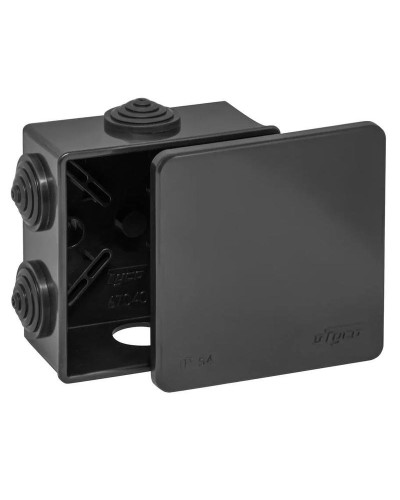 Коробка TYCO ОП 85х85х40мм УХЛ1 IP54 черный (67040Ч). Коробка распределительная. RuVinil в Миассе