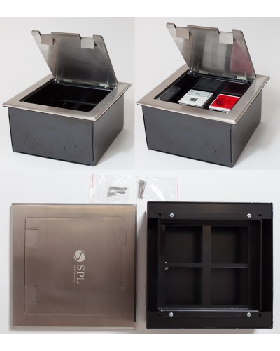Люк на 4 поста (45х45), из нержавеющей стали, с коробкой, IP40 (300014). Люк. SPL в Миассе