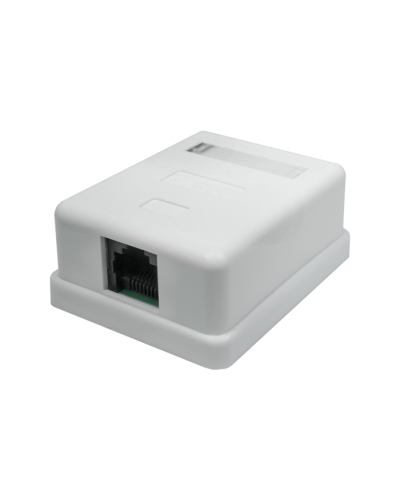 Розетка настенная RJ-45, 8P8C, Cat.5e, 1 порт UTP (10-0307): Компьютерная розетка в Миассе