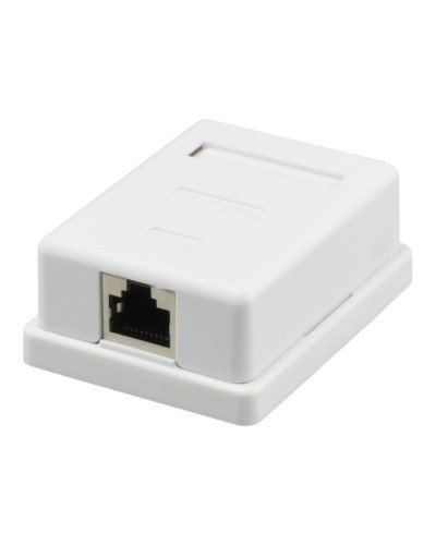 Розетка настенная RJ-45, 8P8C, Cat.5e, 1 порт FTP (10-0354). Компьютерная розетка. SUPRLAN в Миассе