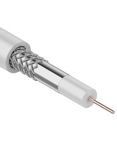 RG-6, CCS 1,02(18%) Al 48х0,12 In PVC. Кабель коаксиальный омедненный. SUPRLAN в Миассе