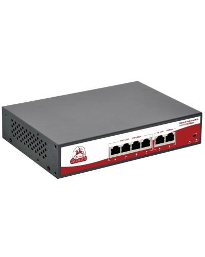 SR-PS0420FBL. Коммутатор с питанием по PoE. SarmatT в Миассе