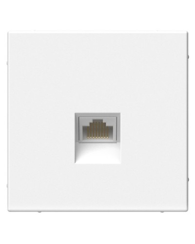 ArtGallery розетка RJ45, кат. 6Е, скрытой установки, механизм, белый (GAL000186). Розетка компьютерная. Systeme Electric в Миассе